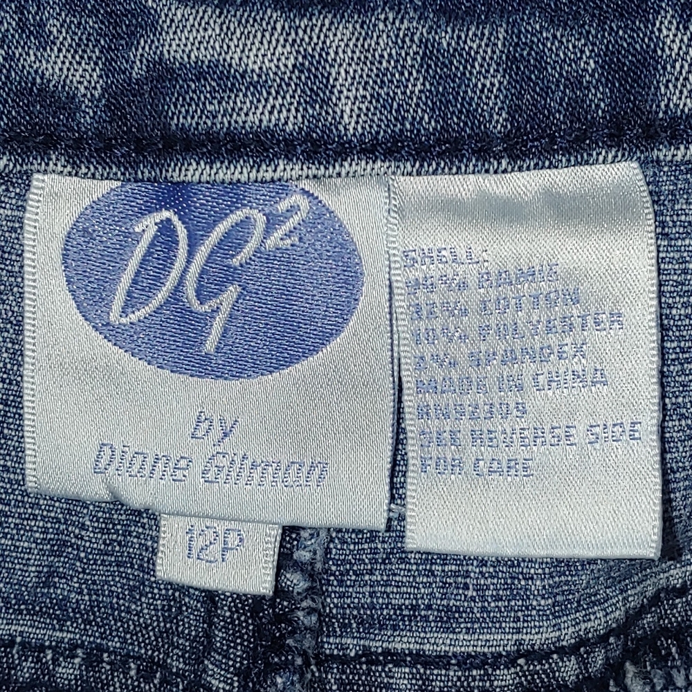 Stretch Acid Wash Jeans, Size 12P - Picture 6 of 6